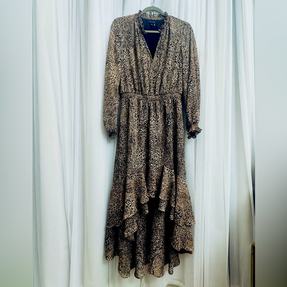 1. State Leopard Ruffle Dress medium 8/10